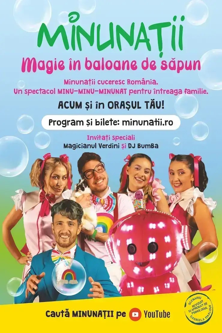 Magie în baloane de săpun