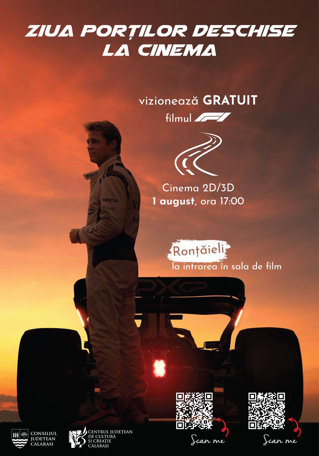 Ziua Porților Deschise la Cinema – 1 august