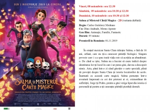 08-10 noiembrie Salma si Misterul Cartii Magice