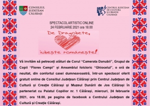 Spectacol artistic online - De Dragobete iubeste romaneste